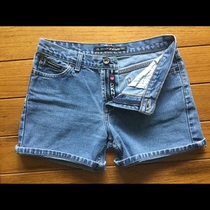 DKNY High Rise Jean Shorts